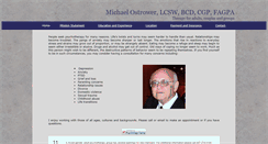 Desktop Screenshot of michaelostrowerpsychotherapy.com